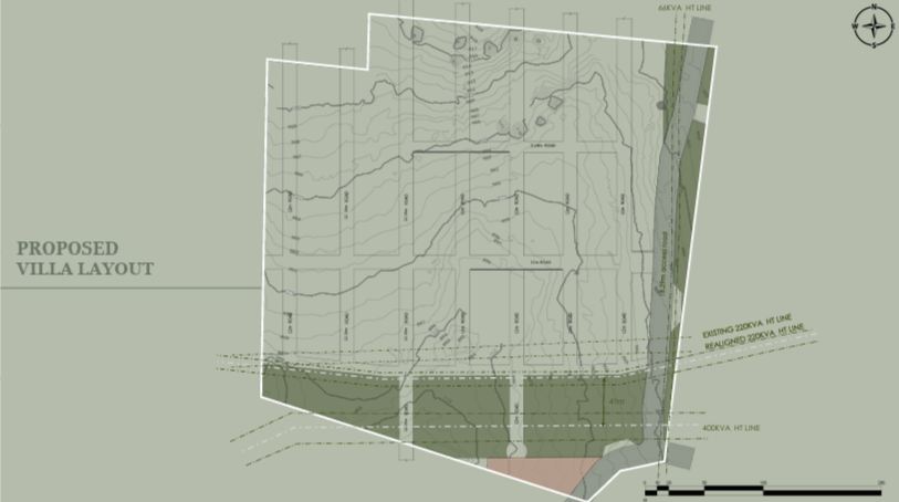 Nambiar Bannerghatta Villas Phase 1 Site Plan
